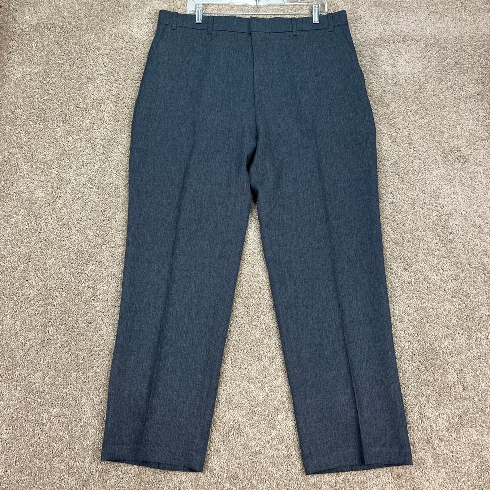 VTG Levi's Action Slacks Pants Mens 38x30 Gray‎ Heathered Straight Leg USA MADE